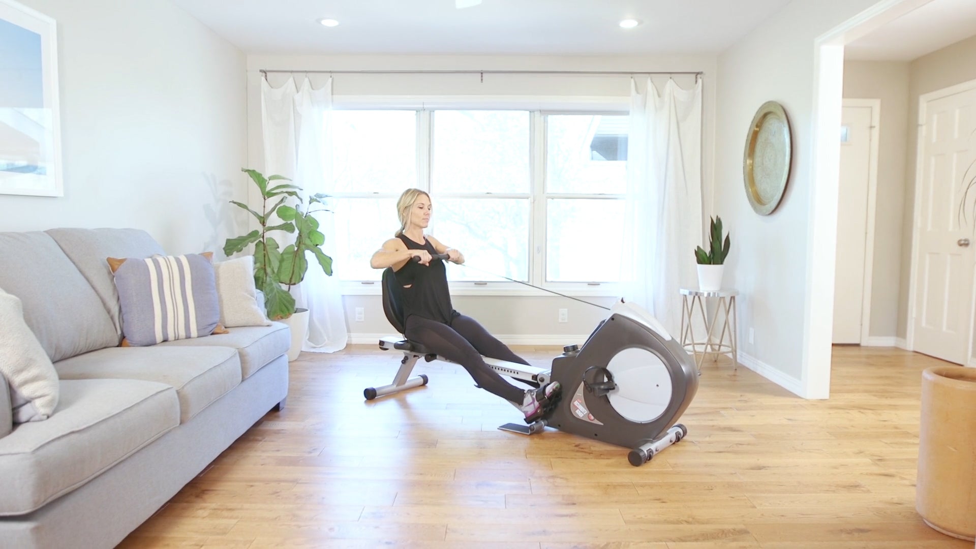 30-minute Total Body Rowing and Cycling Workout