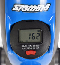 Blue Stramina device with digital display showing '162' and a red button.
