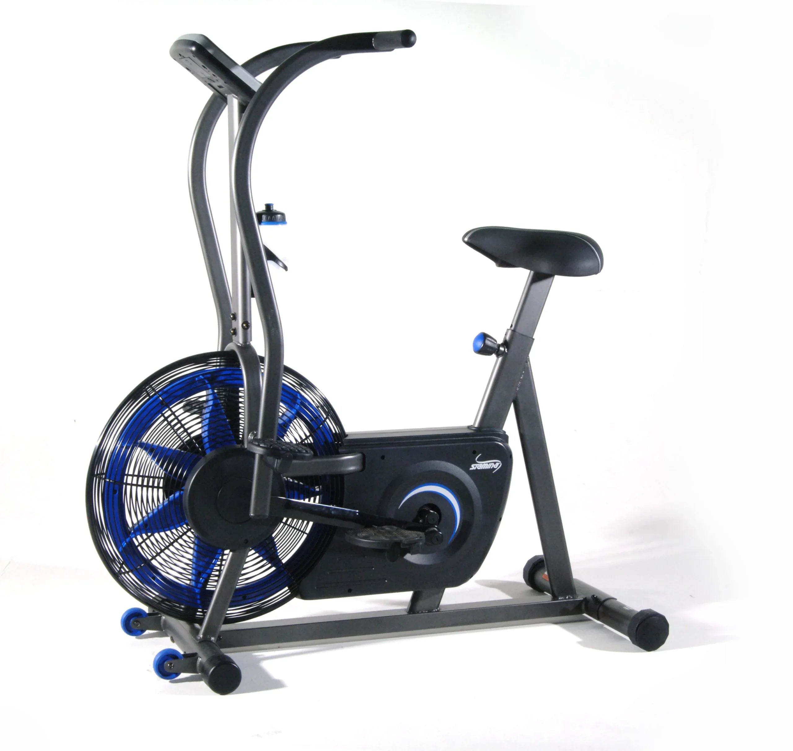 Stationary Air Bike with Dynamic Resistance and Comfort