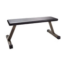 Black adjustable weight bench for upper body weight workouts on a white background 
