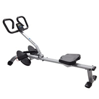 rowing exercise equipment on a white background