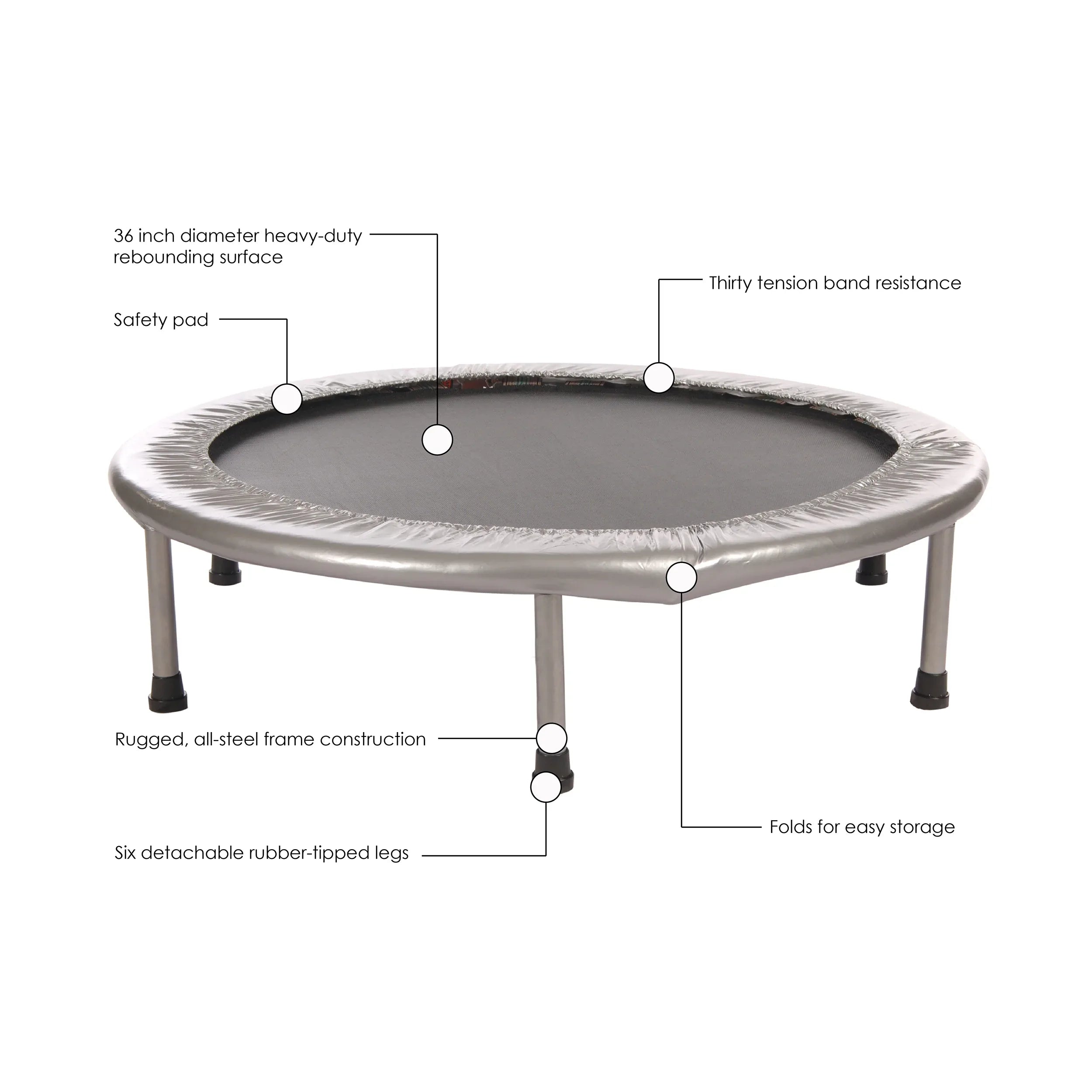 Stamina® 36 inch Folding Trampoline - Stamina Products