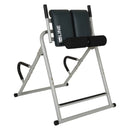 Inversion table with inline branding on a white background
