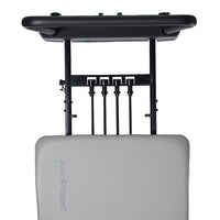 AeroPilates Premier Studio 701 Aeropilates Pilates reformer with gray platform on a white background