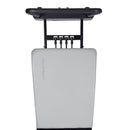 AeroPilates Premier Studio 701 Gray exercise device with black handlebar on a white background