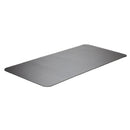 Gray for exercise equipment mat on a white background