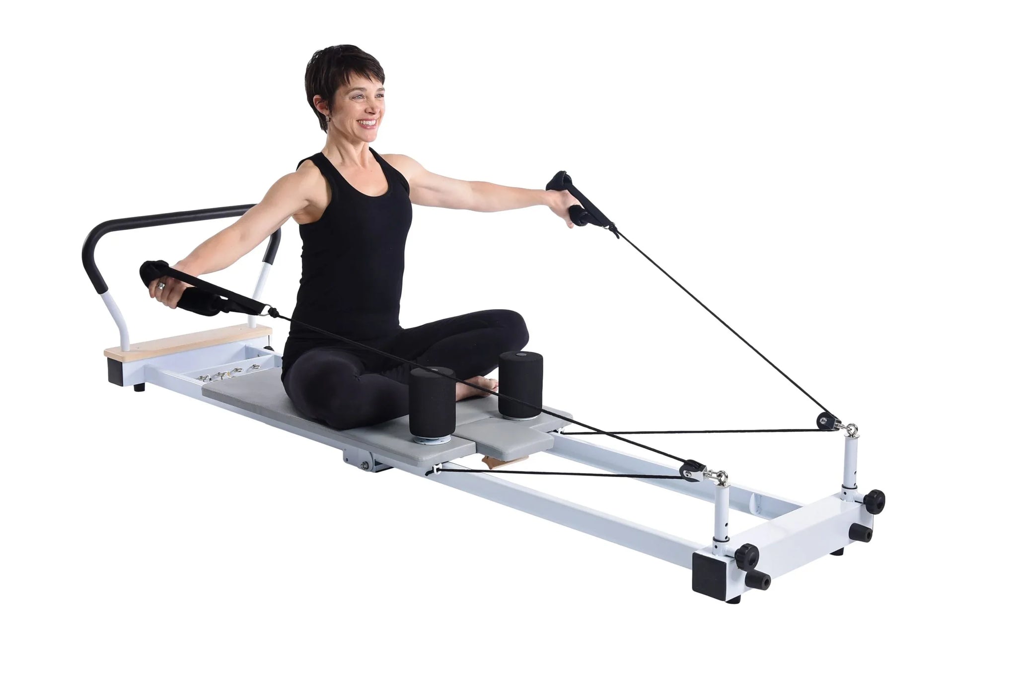 Aero Pilates Precision Series Reformer 535 for yoga, strength training, flexibility model image