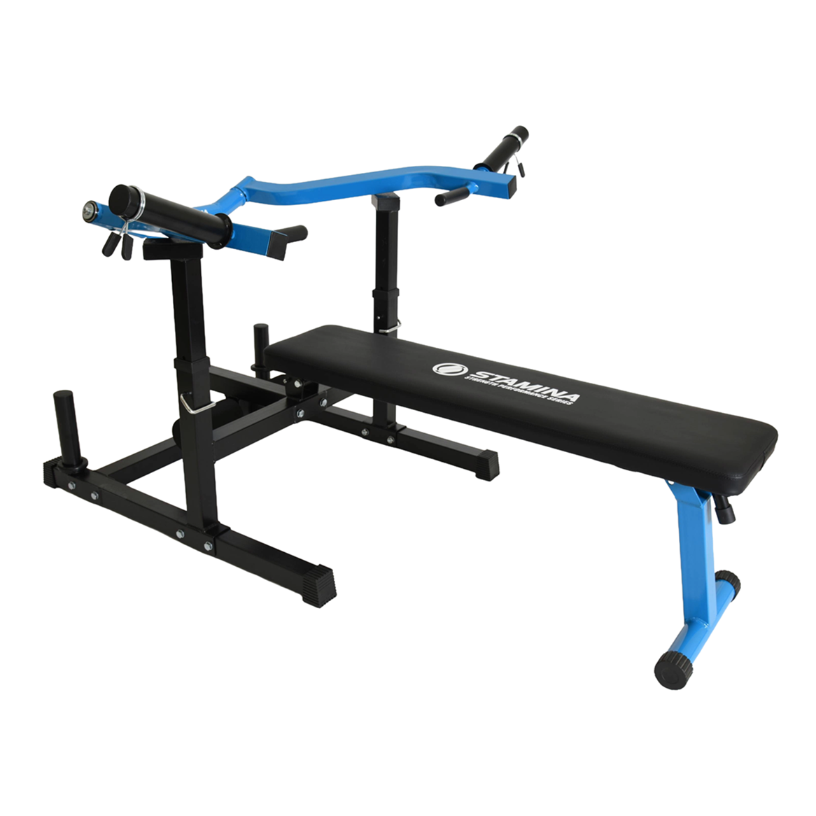 Stamina Bench Press Machine 50-3100 with connected press arms and cushioned bench for home chest workouts MAIN