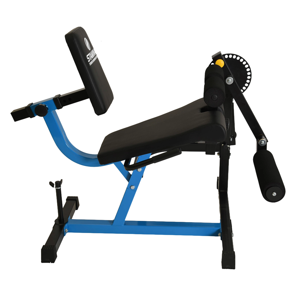 Stamina Leg Extension and Curl Machine 50-3200 for home strength training and lower body workouts SIDE