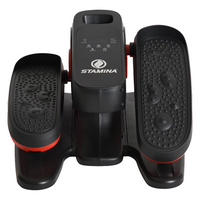 Stamina Motorized Elliptical black red low profile front