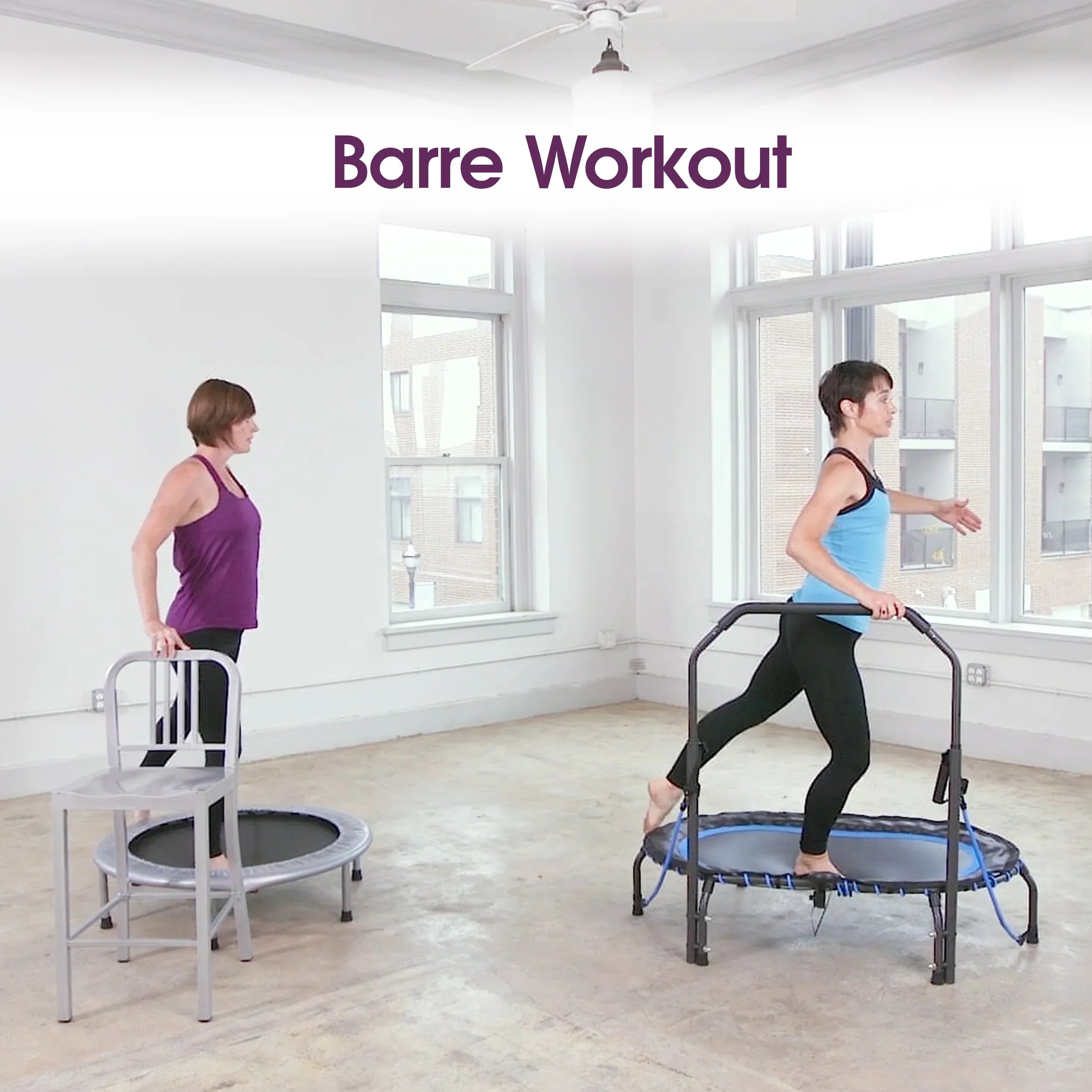 Fitness Trampoline - Barre Workout - Stamina Products
