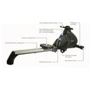Avari® Programmable Magnetic Rower - Stamina Products