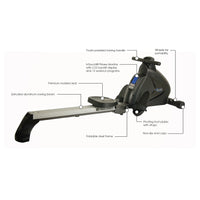Avari® Programmable Magnetic Rower - Stamina Products