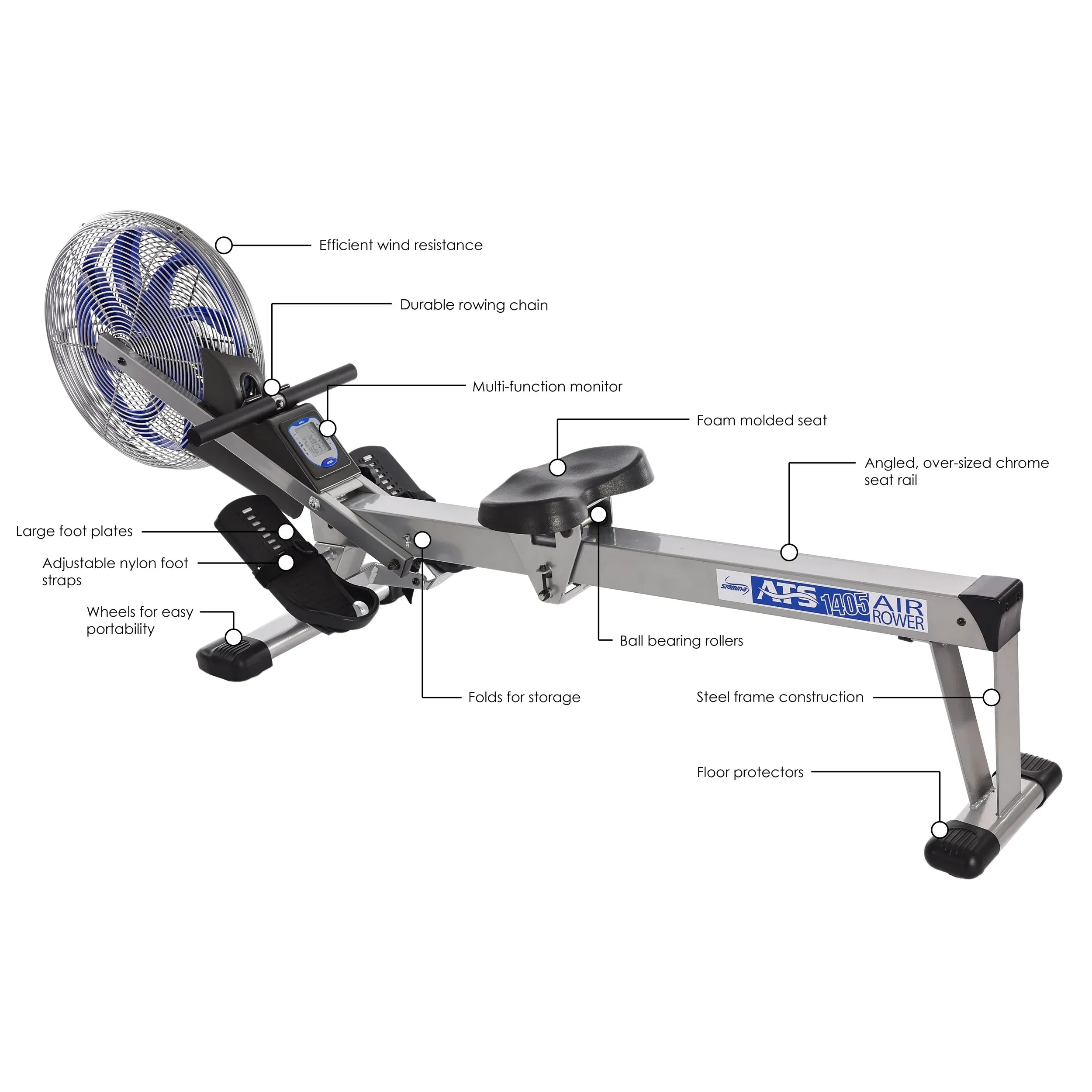Stamina® ATS Air Rower 1405 - Stamina Products