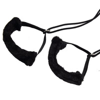 Pilates reformer accessory in a white background