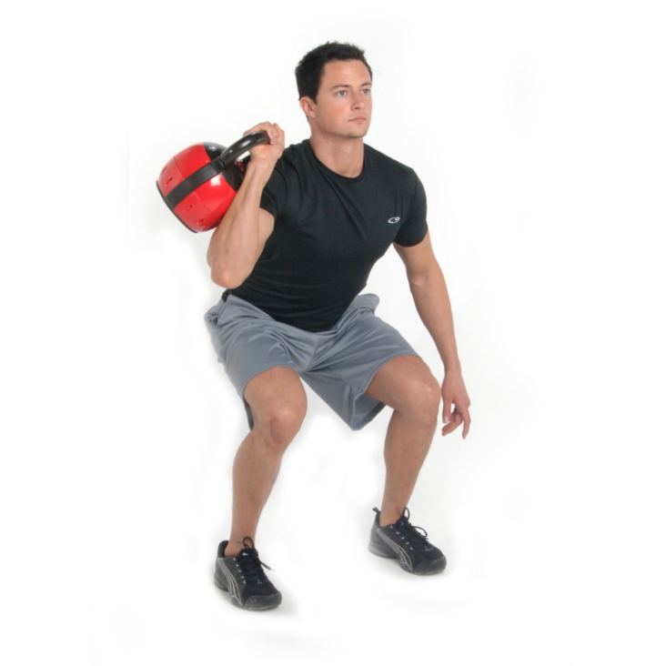 Man lifting side on Stamina Kettle Bell
