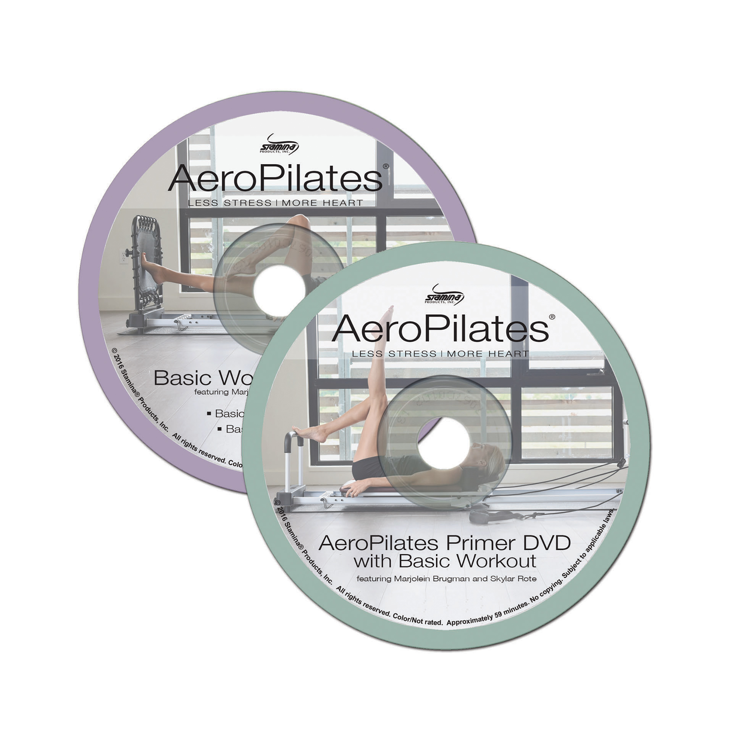 AeroPilates Primer And Basic Workout 2 DVD Package Stamina Products