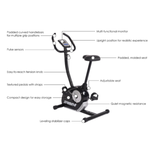 stamina magnetic exercise bike 345