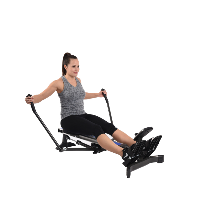 BodyTracGlider 1060 rowing machine exercise at home gym use space saving