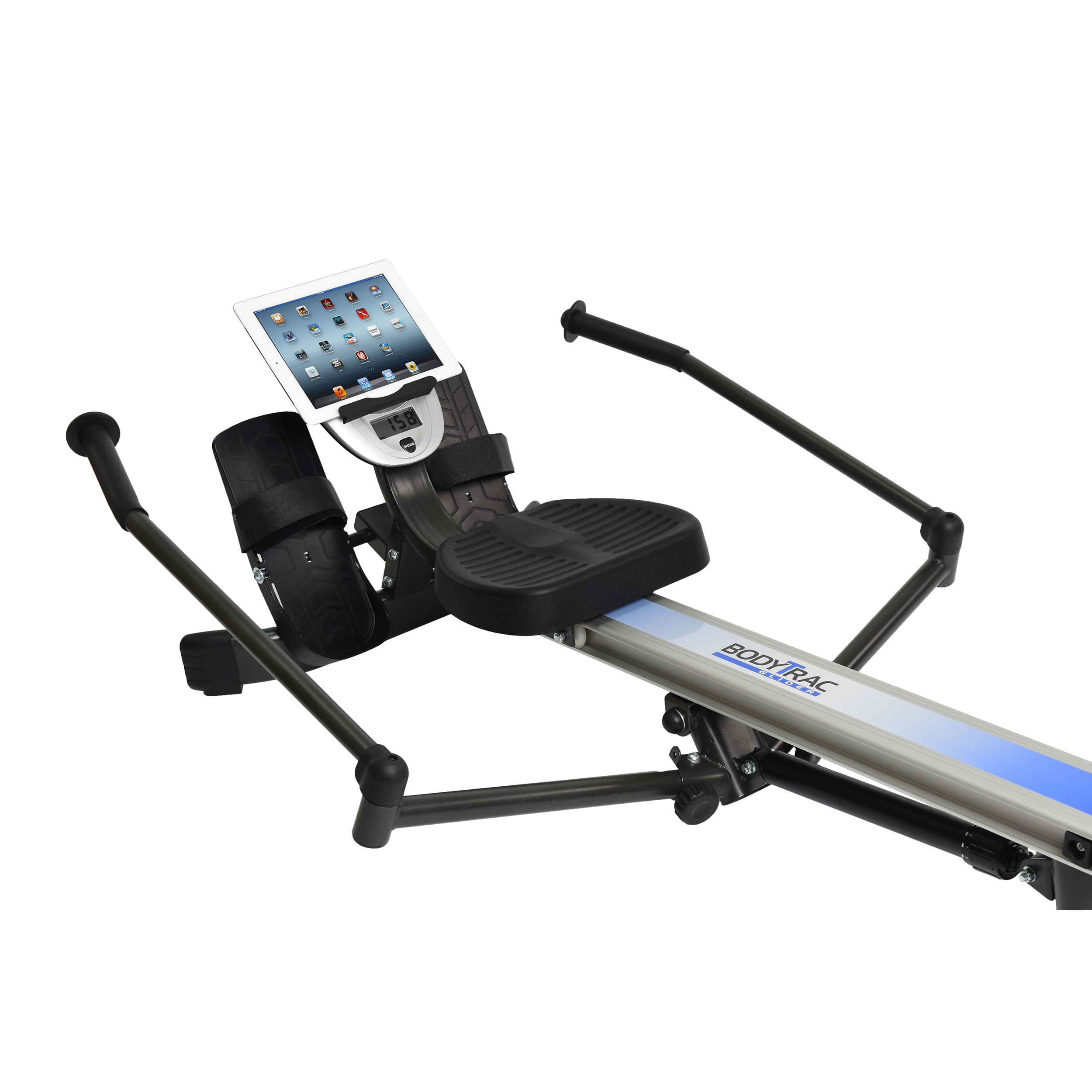 Silver//Black Stamina Products Body Trac Glider 1050 Rowing Machine