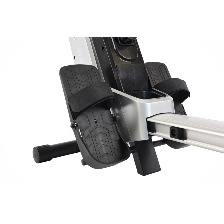 Stamina Magnetic Rowing Machine 1110 Textured Footplates with straps