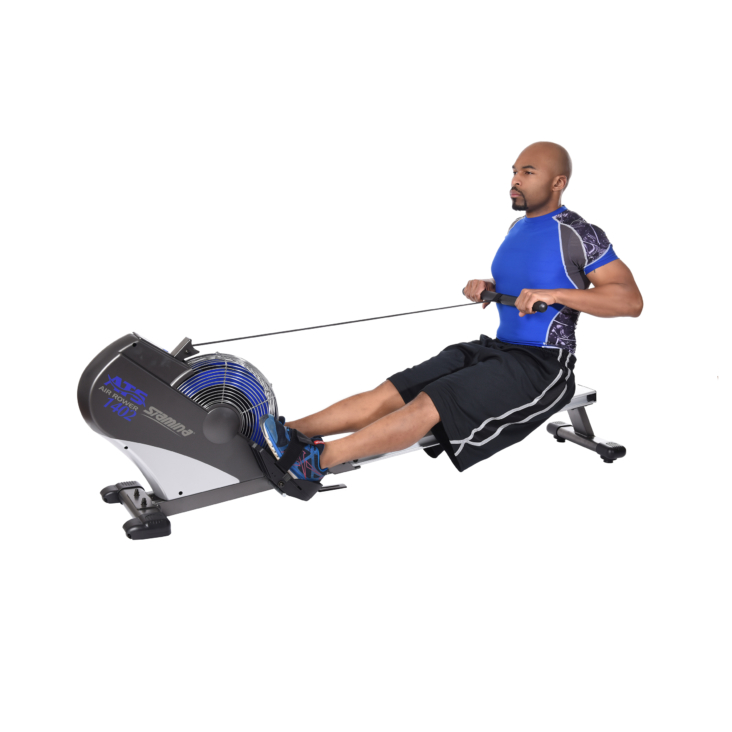 Man workout on ATS Air Rower 1402 Stamina Products