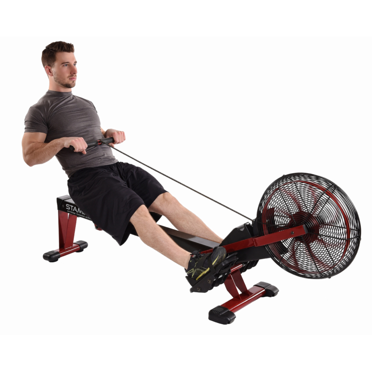 Stamina X Air Rower 1412 rowing machine home gym equipment at use space saving