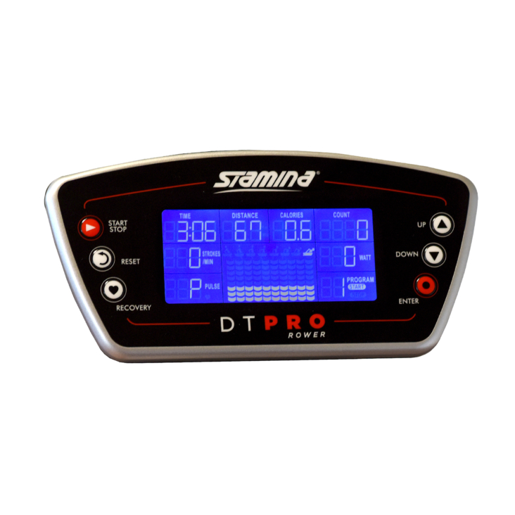 Digital Monitor on DT Pro Rower Machine