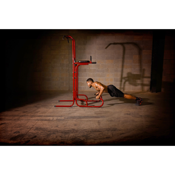 Workout on Stamina X Power Tower push up station