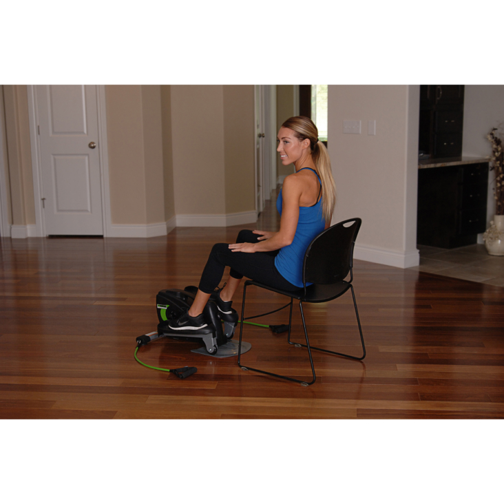 Woman step up on InMotion Compact Strider