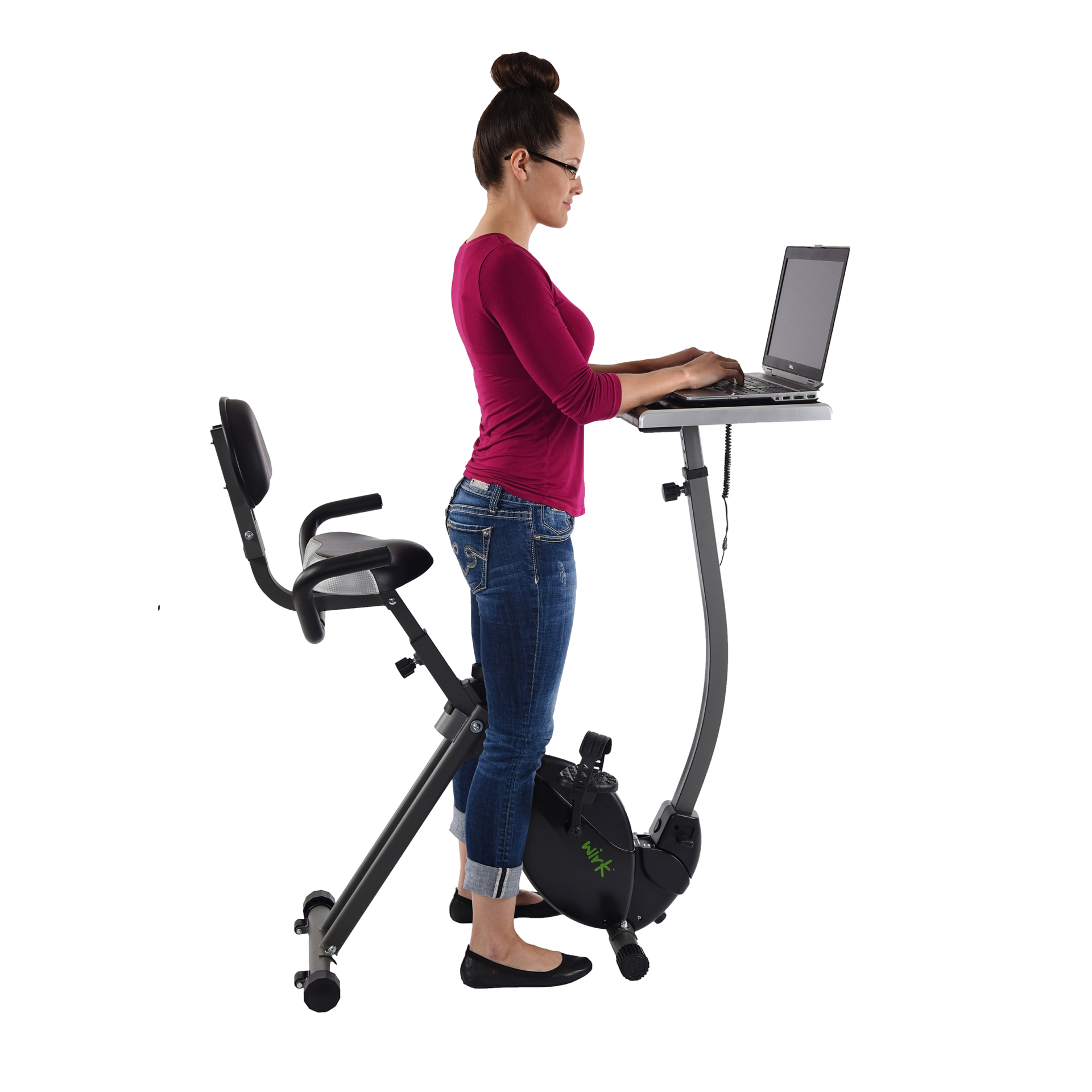 wirk ride exercise bike workstation and standing desk