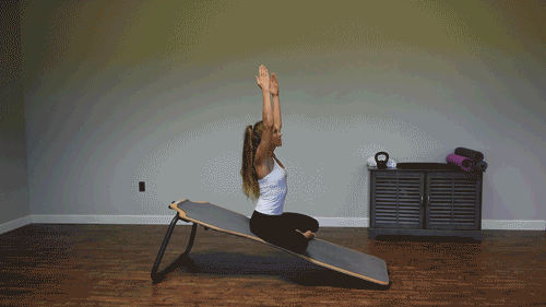 Seated-side-twist-and-stretch golf