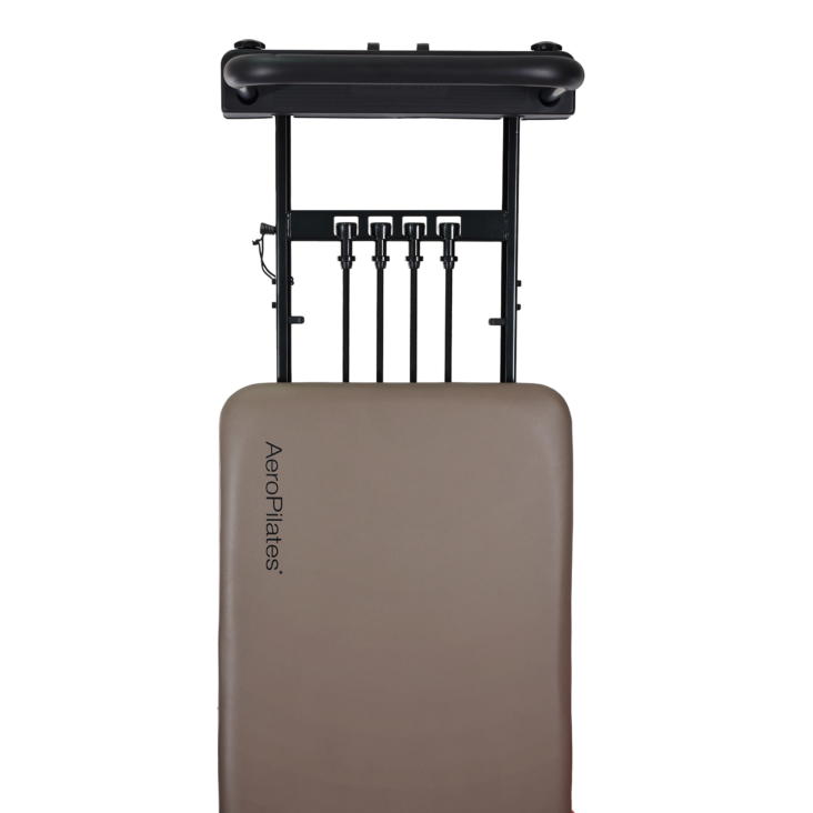 AeroPilates Reformer 651 StaAdjustable resistance with 4 heavy-duty, elastic bungee cords.