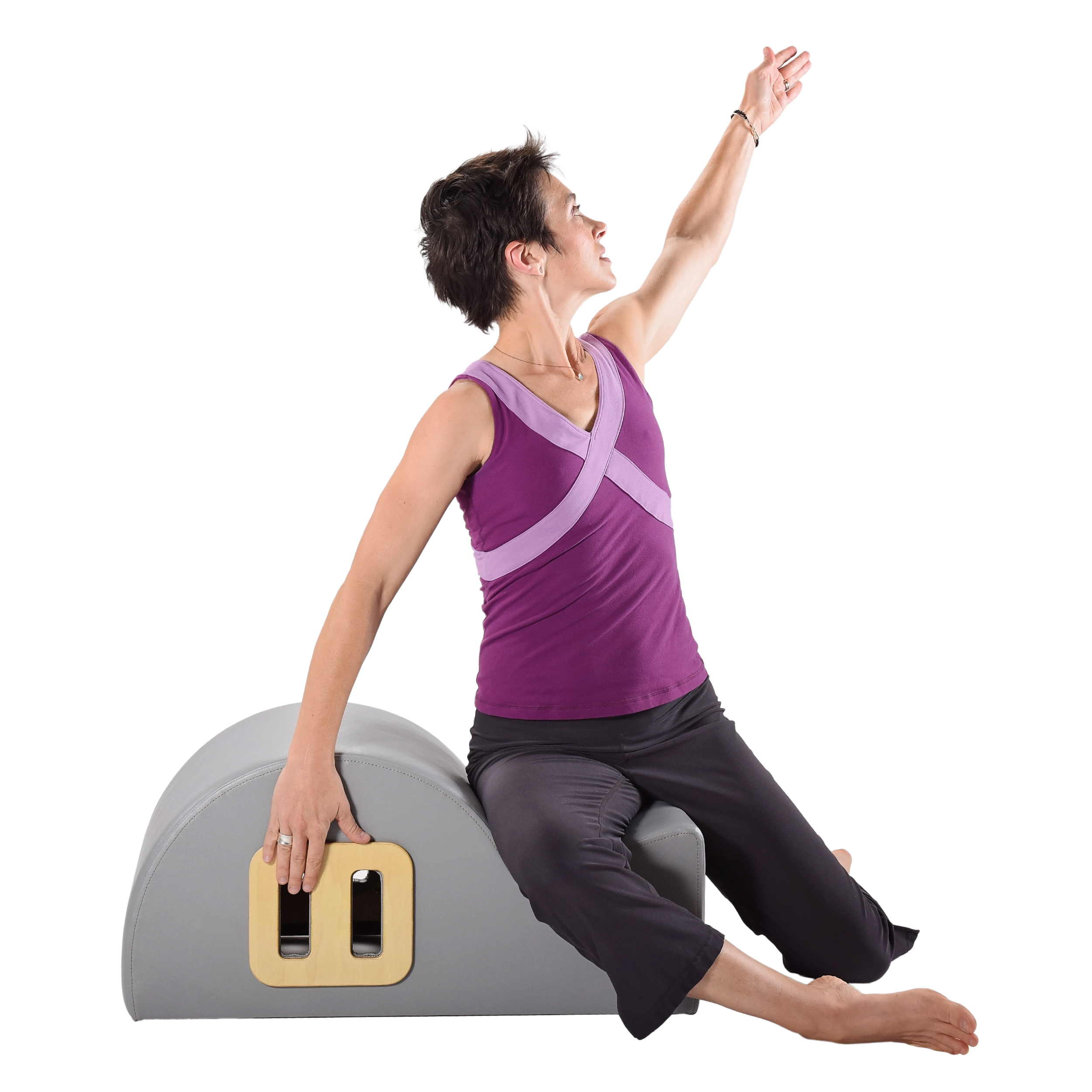 Spine Corrector Pilates Barrel Lumbars Support Fitness Massage