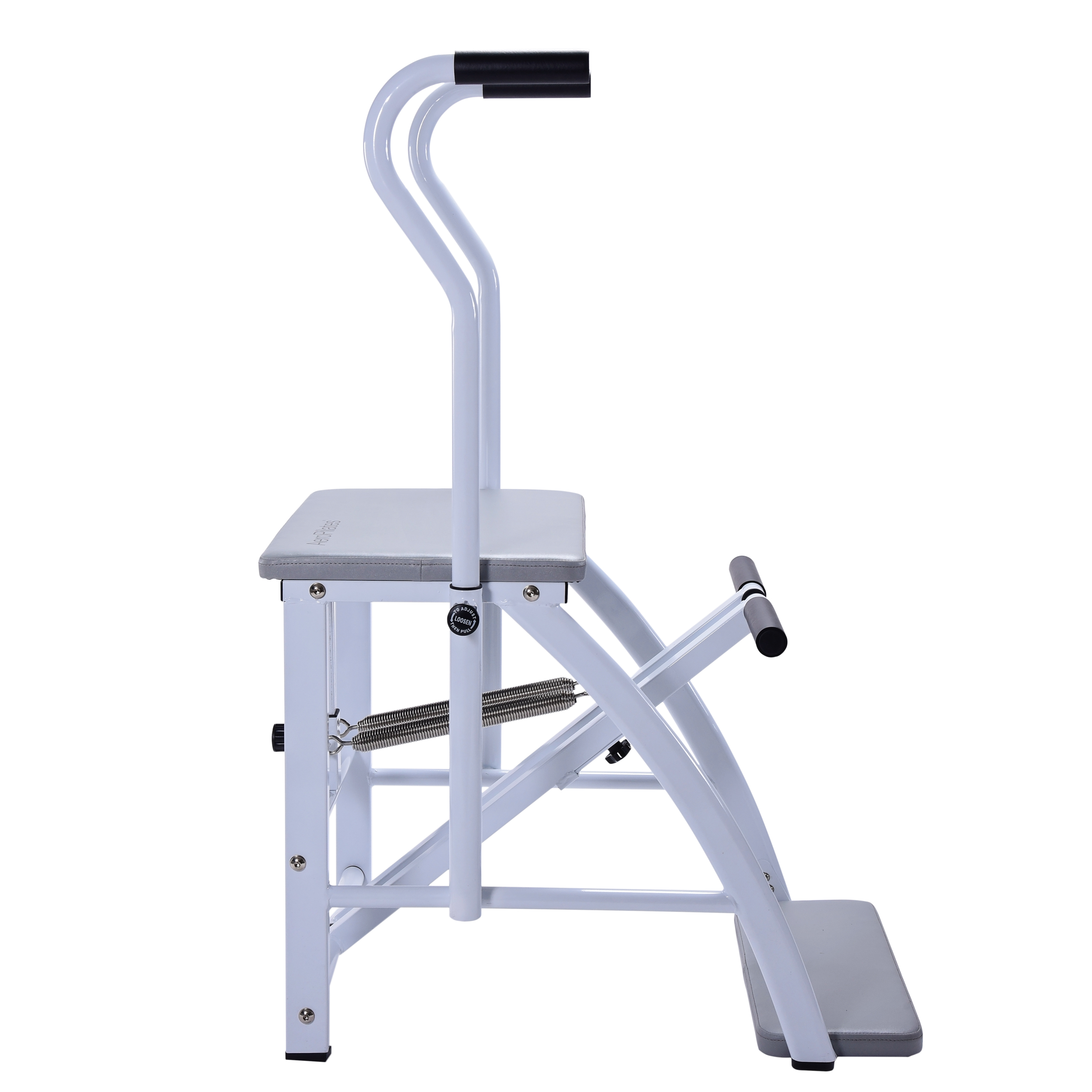 AeroPilates Precision Pilates Chair Stream from Any Device 2 Online Expert-Guided Workouts Included Gray 