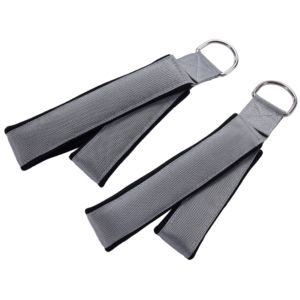 Gray double loop exercise straps