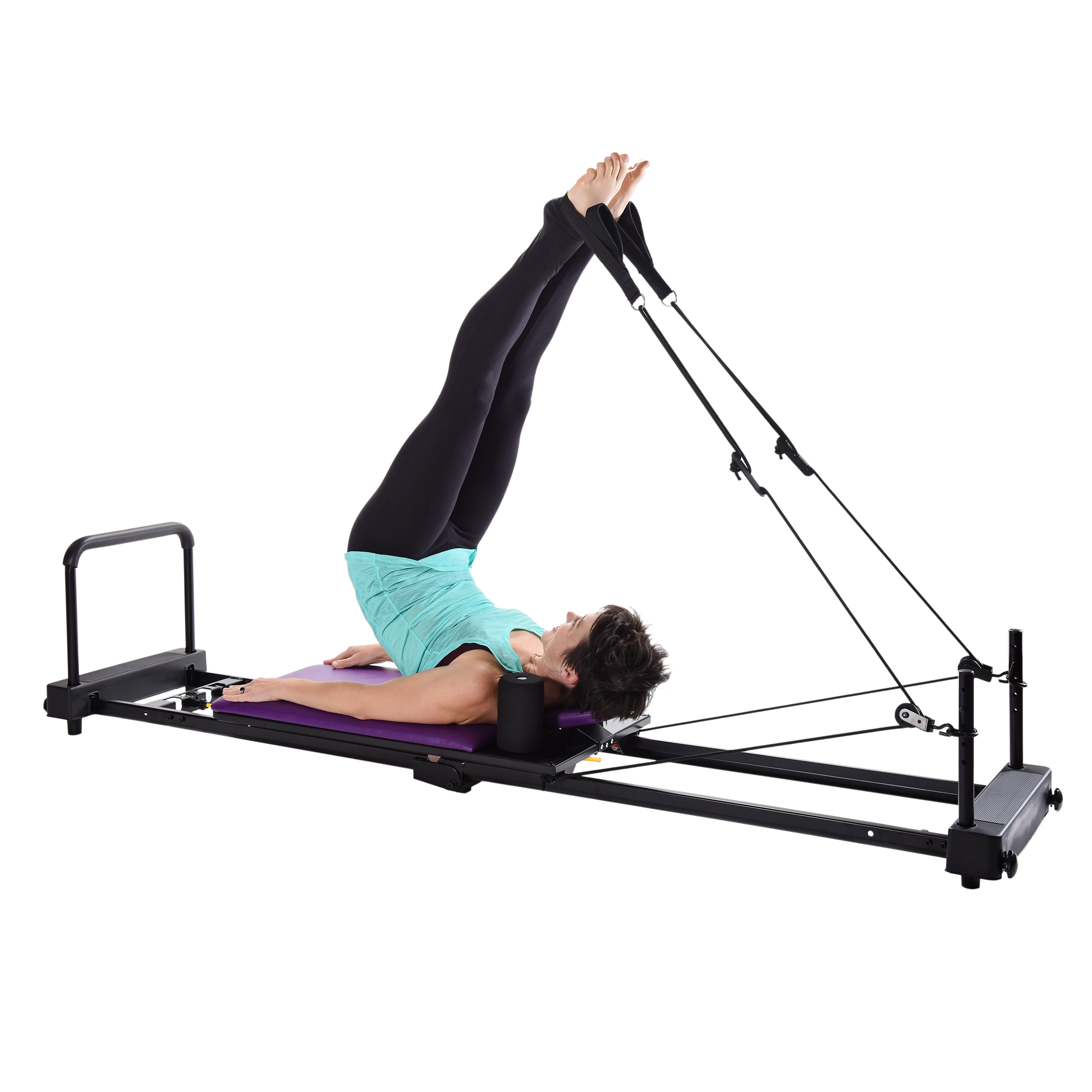  AeroPilates Home Studio Reformer 393, All-in-One Pilates Home  Workout System, No Extra Equipment Needed